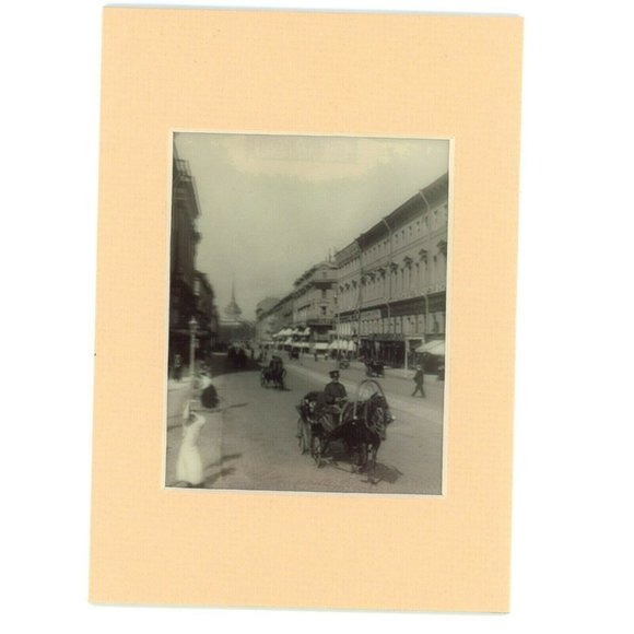 St Petersburg Russia Street Circa 1900 3-d Photo Reprint Stereographic Arts 5x7 - Picture 1 of 2
